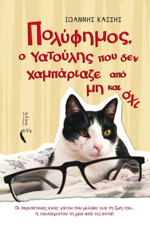 book, cat, Polyphemus, the cat who didn't care about no and no, Source Publications