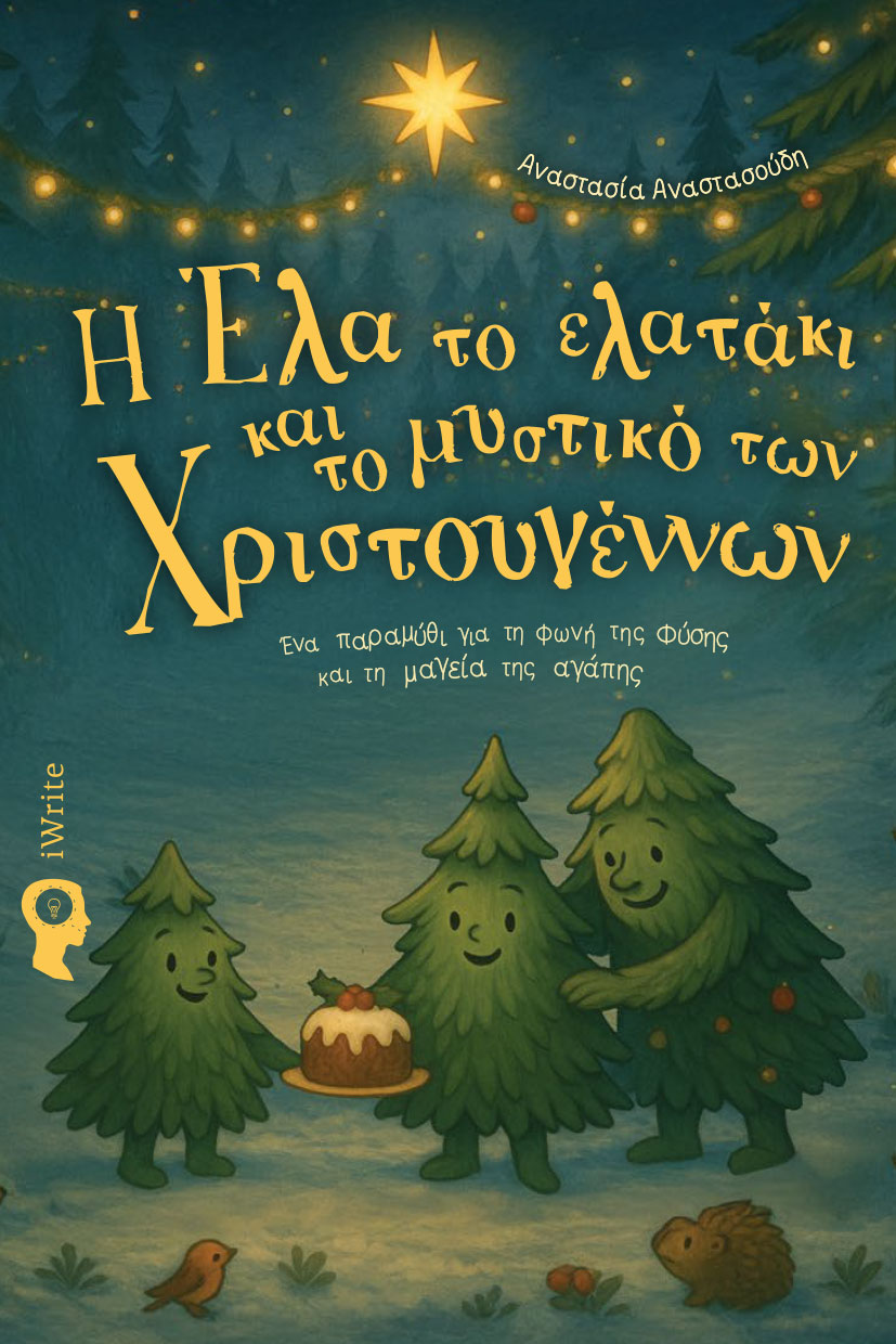 paidiko-vivlio-i-ela-to-elataki-kai-to-mystiko-twn-xristougennwn-ekdoseis-iwrite-1 παιδικό βιβλίο, Η Έλα το ελατάκι και το μυστικό των Χριστουγέννων, εκδόσεις iwrite