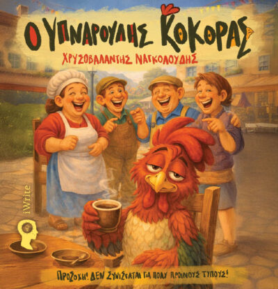 παιδικό βιβλίο, ο υπναρούλης κόκορας, εκδόσεις iwrite