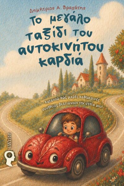 παιδικό βιβλίο, το μεγάλο ταξίδι του αυτοκίνητου-καρδιά, εκδόσεις iwrite