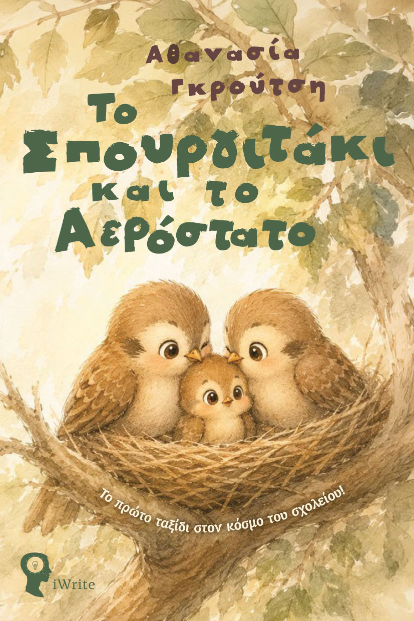 paidiko-vivlio-to-spourgitaki-kai-to-aerostato-ekdoseis-iwrite-1 παιδικό βιβλίο, παραμύθι, πρώτη μέρα στο σχολείο, το σπουργιτάκι και το αερόστατο, εκδόσεις iwrite